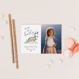 Ik hou van je Deerly Foto Valentijn Kaart