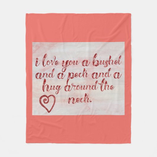 Ik hou van je deken (Voorkant)