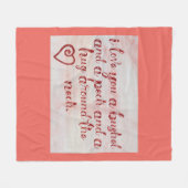 Ik hou van je deken (Voorkant (Horizontaal))