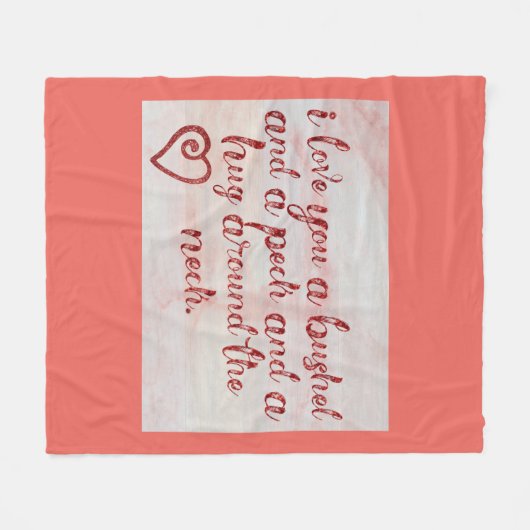 Ik hou van je deken (Voorkant (Horizontaal))