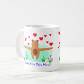 Ik hou van je, deze grote Mok (Voorkant links)