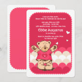 Ik hou van je deze grote uitnodiging (Voorkant / Achterkant)