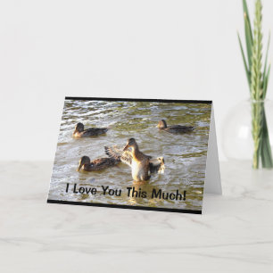 Ik hou van je, deze grote Vaderdag Kaart