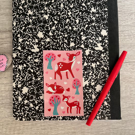 Ik hou van je dikke Valentijnsdag Rechthoekige Sticker