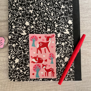 Ik hou van je dikke Valentijnsdag Rechthoekige Sticker