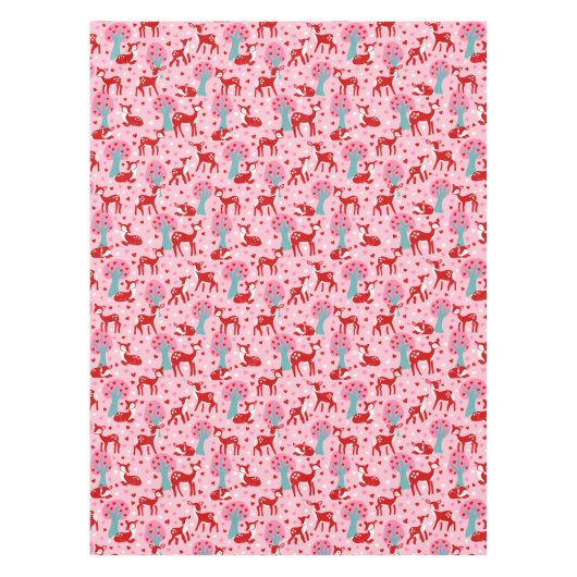 Ik hou van je dikke Valentijnsdag. Tafelkleed (Voorkant)