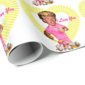 ik hou van je donald trump cadeaupapier (Rol Hoek)