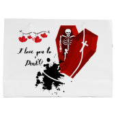 "Ik hou van je dood" Valentijn Dag Groot Cadeauzakje (Achterkant)