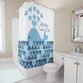 Ik hou van je douchegordijn (In situ)