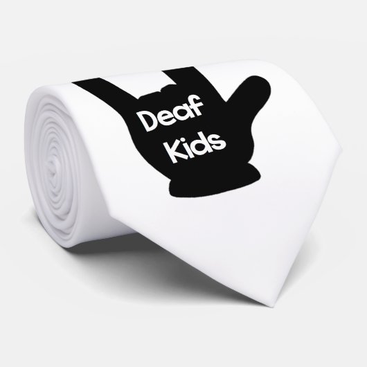 Ik hou van je dove Kinder Stropdas (Opgerold)