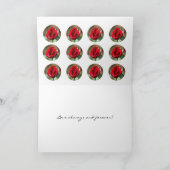 Ik hou van je Dozen Red Roses Kaart (Binnen)