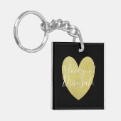 Ik hou van je drive Safe Gold Heart Keychain (Voorkant Links)