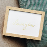 Ik hou van je | EDITABELE TEKST GOLD WALL Folie Afdrukken<br><div class="desc">Ik hou van je | EDITABLE TEKST GOLD WALL Folie Print</div>
