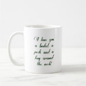 Ik hou van je een bushel, een peck en een knuffel  koffiemok (Links)
