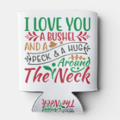 Ik hou van je, een Bushel en een Peck en een Hug r Blikjeskoeler (Achterkant)