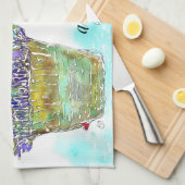 Ik hou van je een bushel en een peck keukenhanddoe theedoek (Quarter Fold)