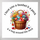 Ik hou van je een bushel & pik poster (Voorkant)