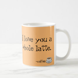 Ik hou van je een hele Latte Coffee Mok