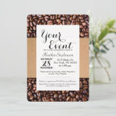 "Ik hou van je een Hele latte" koffie Sleeve en bo Kaart (Staand voorkant)