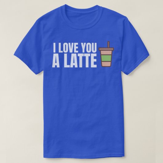 Ik hou van je, een laatste grappige koffiewoordwoo t-shirt (Design voorkant)