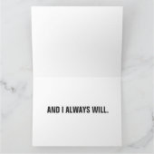 Ik hou van je een LATKE Anytime Wenskaart Kaart (Binnen)