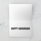 IK HOU VAN JE, EEN LATKE Hanukkah Wenskaarten Kaart (Binnen)