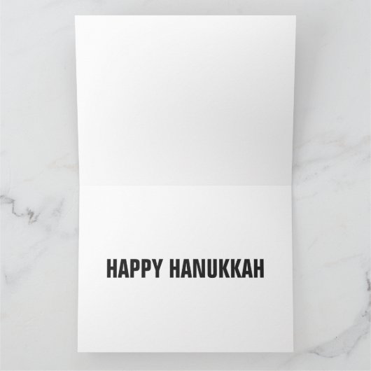 IK HOU VAN JE, EEN LATKE Hanukkah wenskaarten Kaart (Binnen)