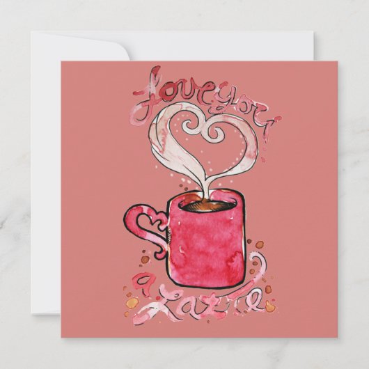 Ik hou van je, een latte (Voorkant)