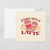 Ik hou van je een latte (Voorkant / Achterkant)