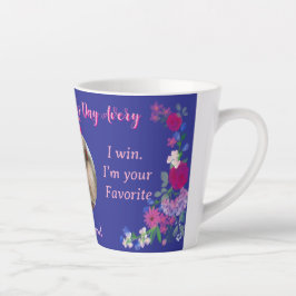 Ik hou van je een latte aangepaste Valentijn van C Latte Mok