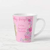 Ik hou van je een latte aangepaste Valentijn van C Mok (Rechts)