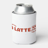 Ik hou van je een latte blikjeskoeler (Blikje Voorkant)