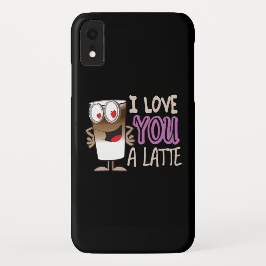 Ik hou van je, een latte Case-Mate iPhone case (Achterkant)