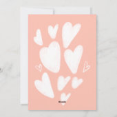 Ik hou van je, een Latte Classroom Roze Valentijns Feestdagenkaart (Achterkant)