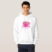 Ik hou van je een Latte Hoodie (Voorkant volledig)