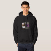 Ik hou van je, een latte hoodie (Voorkant volledig)