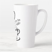 Ik hou van je, een latte latte mok (Rechts)
