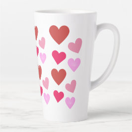 Ik hou van je, een latte mok