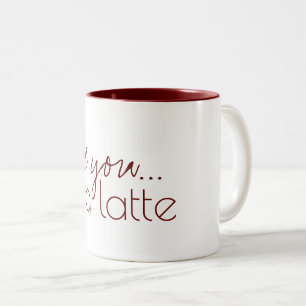 Ik hou van je een latte Mok