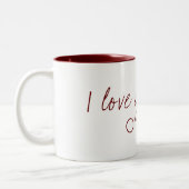 Ik hou van je een latte Mok (Links)