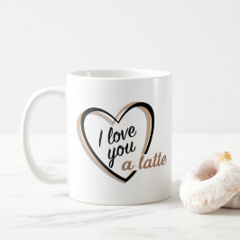 Ik hou van je, een latte | Mok