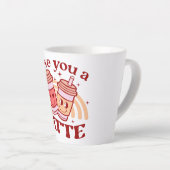 Ik hou van je, een latte mok (Rechterhoek)