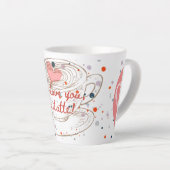 Ik hou van je een latte mok latte mok (Rechterhoek)
