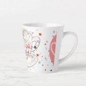 Ik hou van je een latte mok latte mok (Rechts)