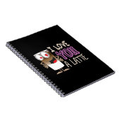 Ik hou van je, een latte notitieboek (Rechterzijde)