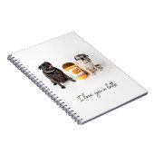 Ik hou van je, een latte Notitieboek (Rechterzijde)