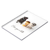 Ik hou van je, een latte Notitieboek (Linkerzijde)