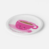 Ik hou van je, een latte papieren bordje (Gekanteld)