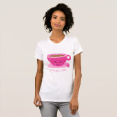 Ik hou van je een latte roze T-shirt (Voorkant volledig)