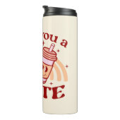 Ik hou van je, een latte thermosbeker (Geroteerd rechts)